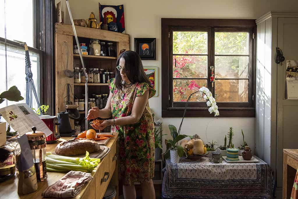 Photo of Jennifer working