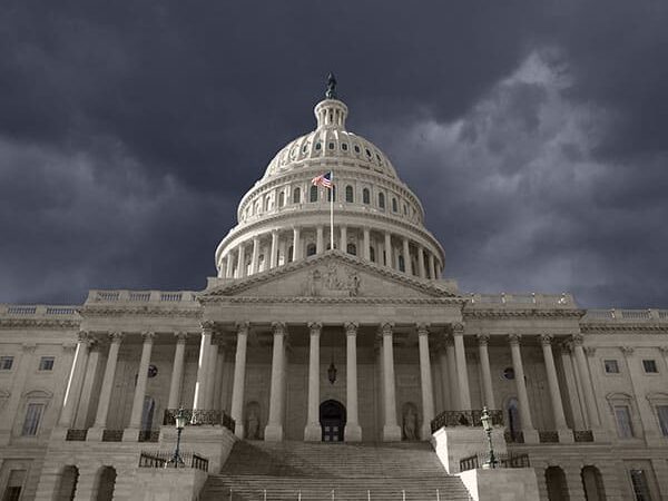 Dark Sky over the United States Capitol