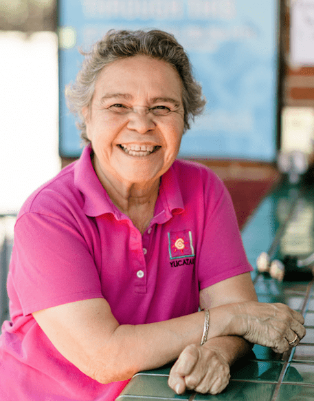 Dora Herrera at Yuca restaurant
